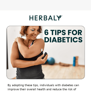 6 Health Tips for Diabetics 🚩