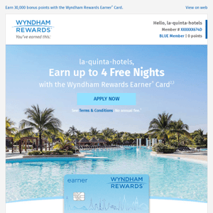 Turn Your Holiday Purchases into Free Nights