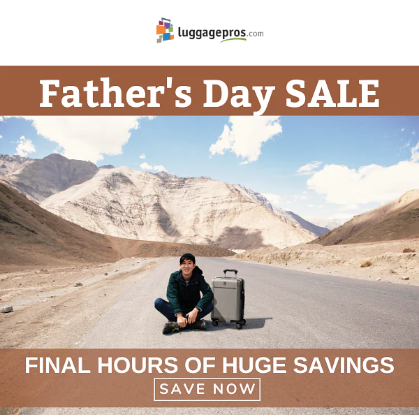 Final Hours of Father's Day Savings!