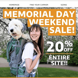 20% Off SITEWIDE