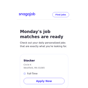 Personalized job matches for June 5, 2023
