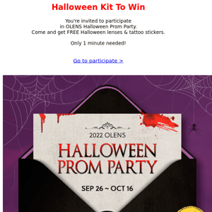 [EVENT] Enter to get FREE Halloween lenses ($200 VALUE)  💫🎃