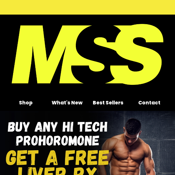 Get A FREE Liver RX With Any Hi Tech Prohormone Purchase!