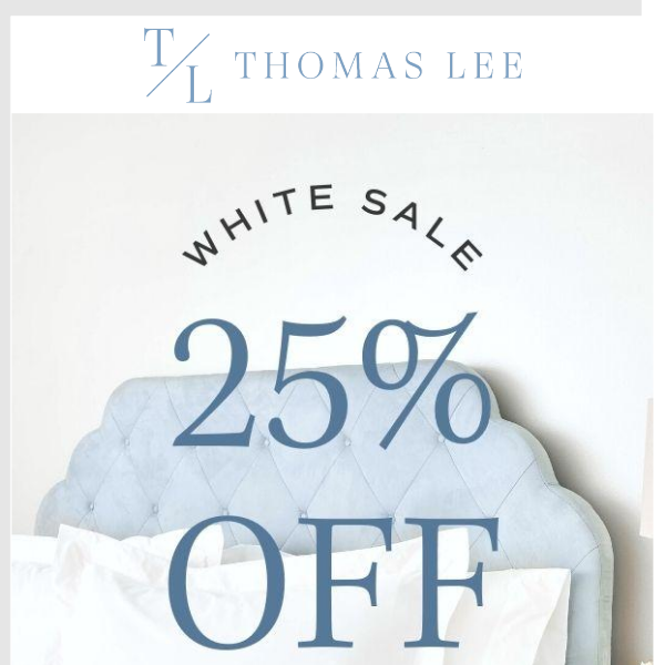 The White Sale Starts Now