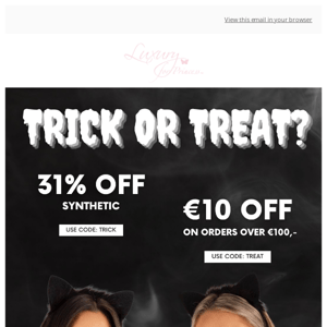 Choose your own discount! 👻