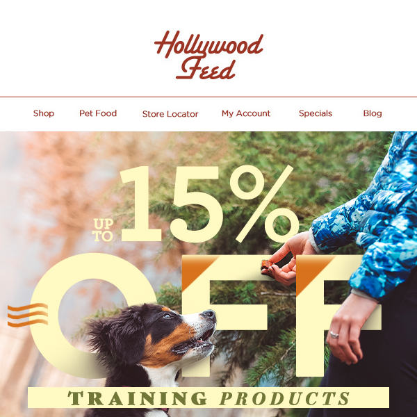 Up to 15% Off Select Training Products! 🤩