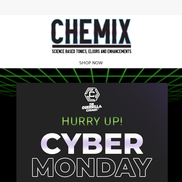 🔊 Cyber Monday is Ending