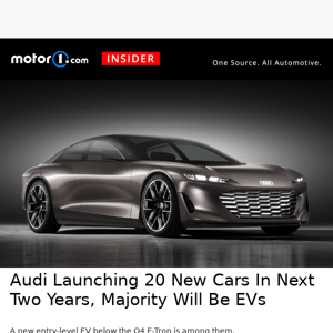 Audi Is Launching 20 New Cars In Just Two Years