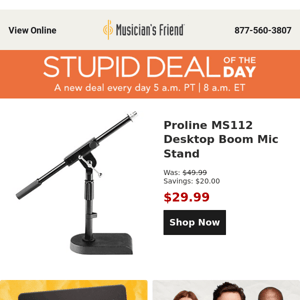 Stupid Deal of the Day now available!