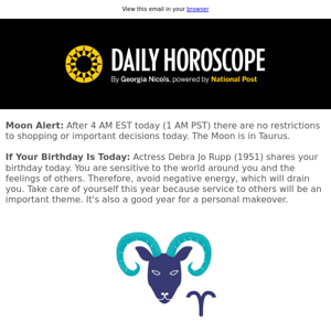 Your horoscope for February 24