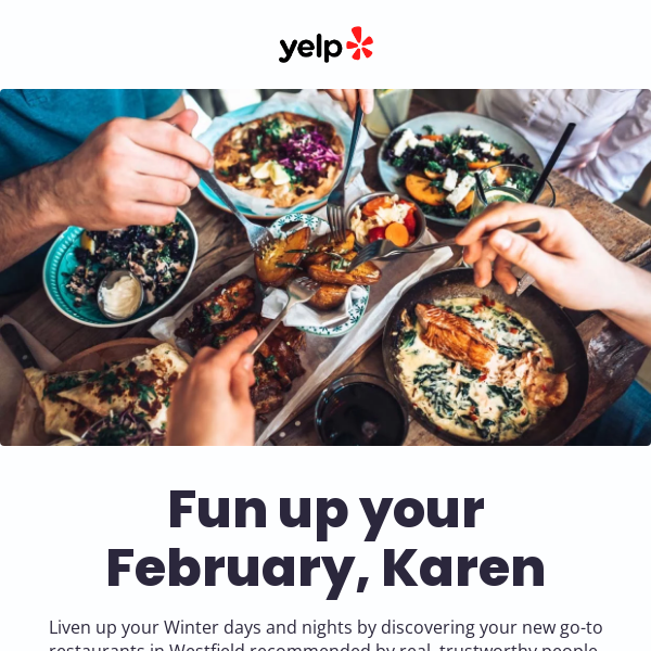 Banish those Winter blues, Yelp 🌤️