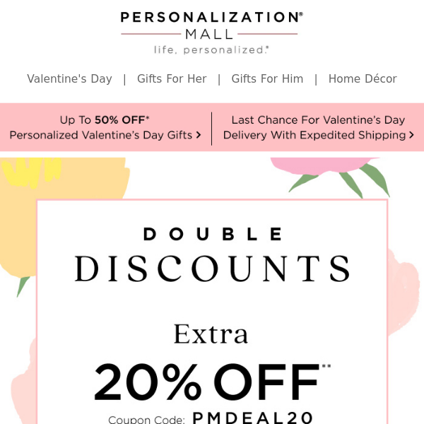 Extra 20% Off Sitewide For A Limited Time