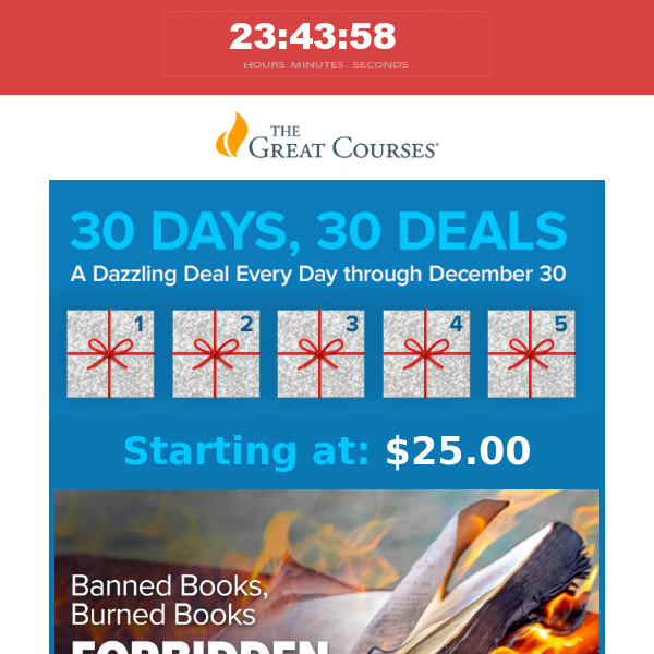 Deal of the Day - Banned Books, Burned Books: Forbidden Literary Works