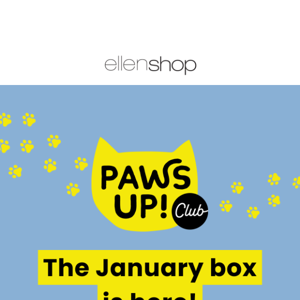 January’s Paws Up Club box is here!
