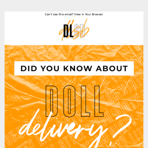 Did you know about our Doll Delivery? ✨