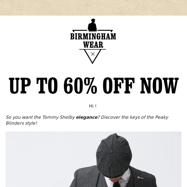 🥃GET THE TOMMY SHELBY ELEGANCE WITH LAST 60% OFF