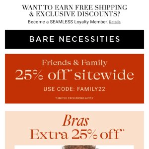 Ends Today: 25% Off + Extra 25% Off Bras