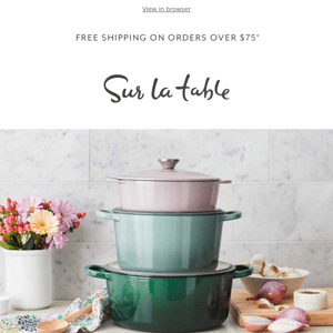Surprise Mom with a Le Creuset favorite.