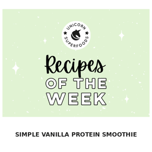 Healthy Recipes Of The Week!