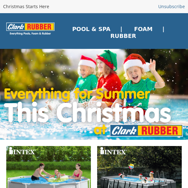 Start Your Summer Fun Now with Clark Rubber! Shop the Catalogue