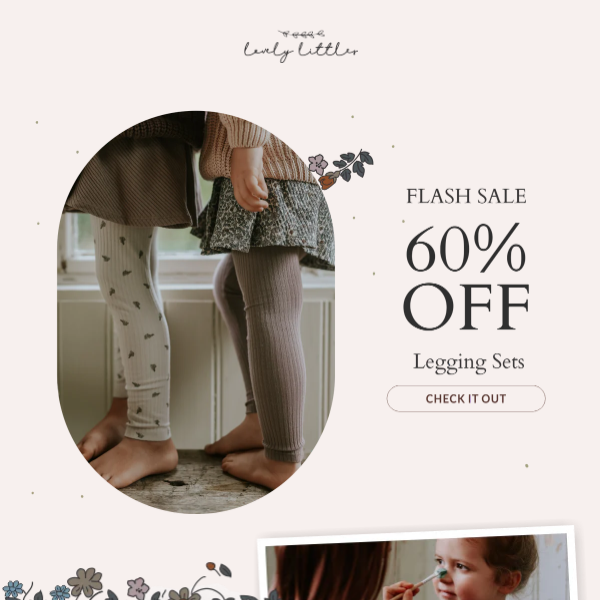 60% Flash Sale: Featuring Legging Sets