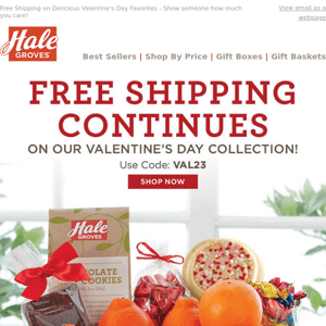 ❤️ FREE Shipping Continues on our Valentine's Day Collection! ❤️