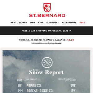 Snow Report With Top 2023 Styles