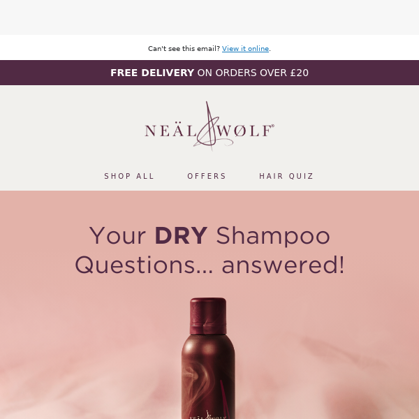 DRY Shampoo FAQ's 💜