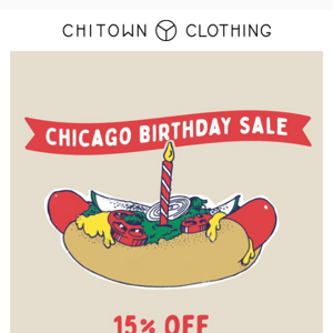 🎂 Chicago Birthday SALE