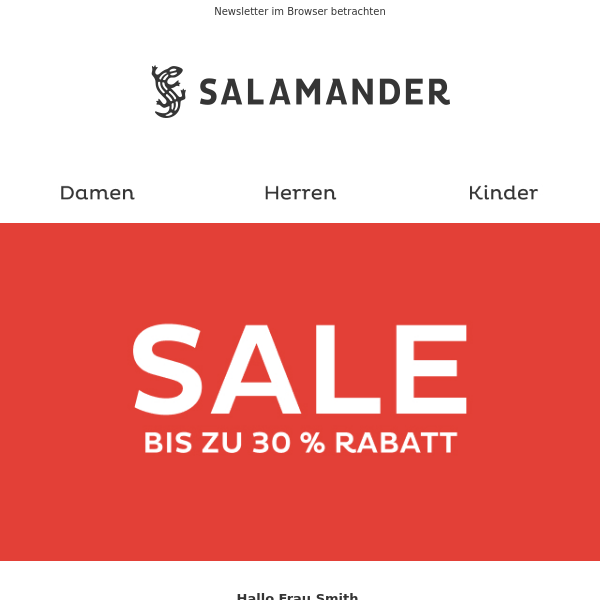 Bis zu 30% sparen im SALE!