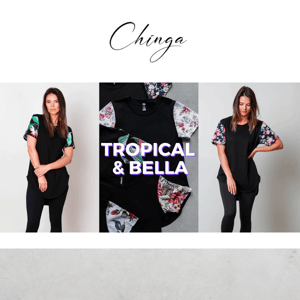 Floral T-shirts! Our Tropical & Bella Prints Are Back! 😍