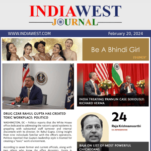 IndiaWest: Today's News, 20 February 2024