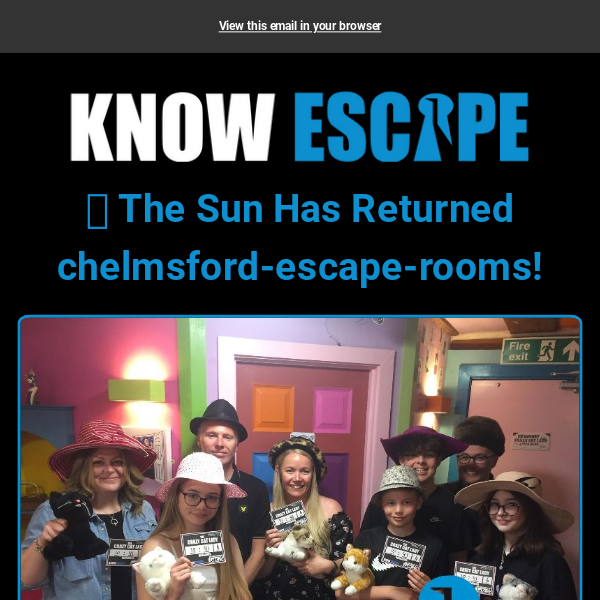 🔓 Get The Kids Out The House This Summer Chelmsford Escape Rooms