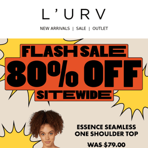 FLASH SALE 🔥 80% off Sitewide!