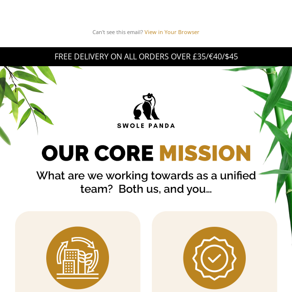 Our Core Mission 🐼 🌍 🌱