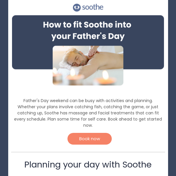 Plan ahead to enjoy Father's Day