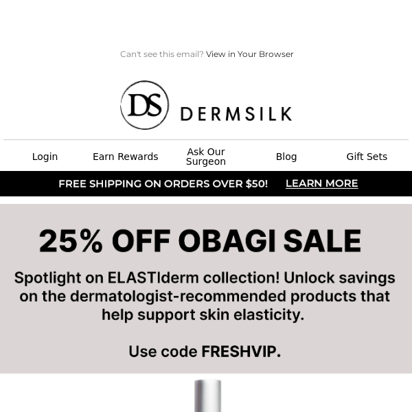 Exclusive savings on Obagi Skincare! 💕