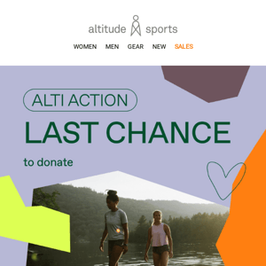 Alti Action: Last Chance to Do Good!
