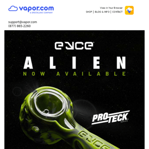 The Durable ProTeck x EYCE Alien Spoon Pipe 👽