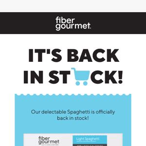 The Wait is Over: Spaghetti is Now Available – Order Today!