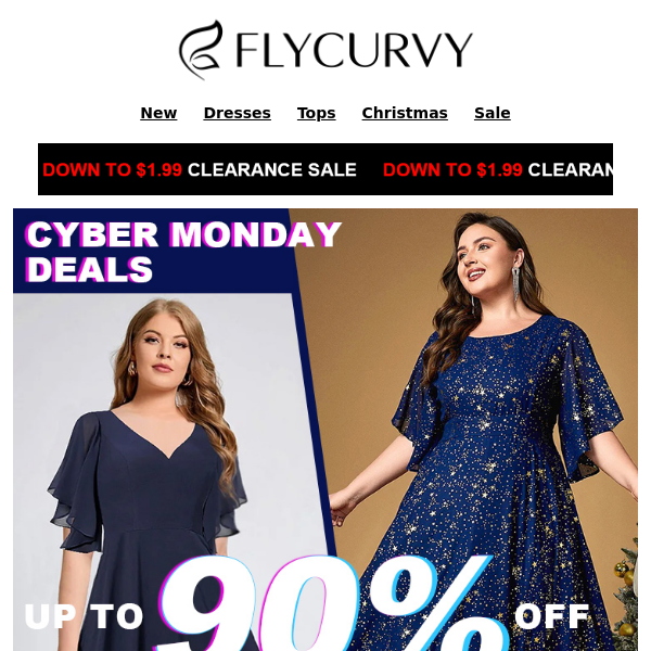 🚨.FlyCurvy.Last Chance for Cyber Week: Massive Discounts up to 90% OFF!
