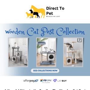 New! The Wooden Cat Post Collection