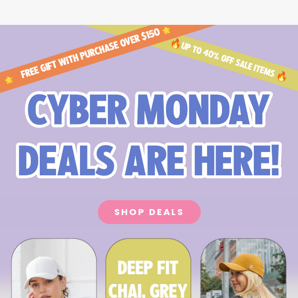 🚨Cyber Monday Deals Starts Now!