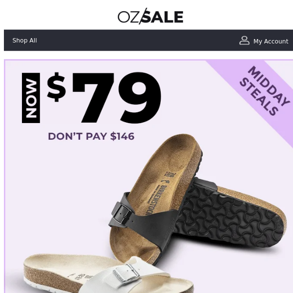 NOW $79 Birkenstock Madrid Sandals - Don't Pay $146