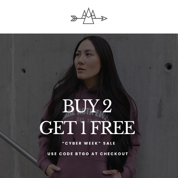 Cyber Monday: Buy 2 Get 3rd FREE