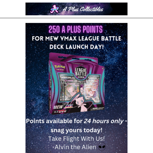 250 A Plus Points for Launch Day! ✨