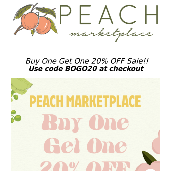 Buy One Get One 20% OFF Sale!