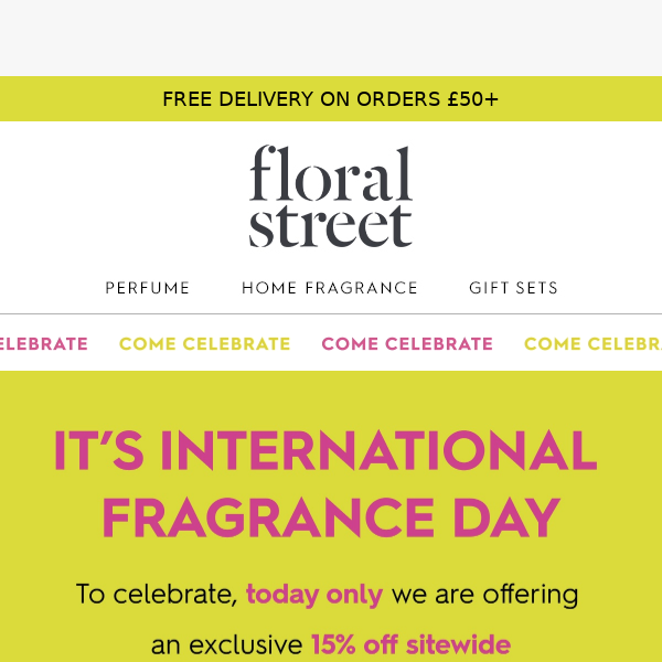 Celebrate International Fragrance Day with us