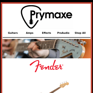 Fender!! Sizzling Hot Gear at COOL prices.