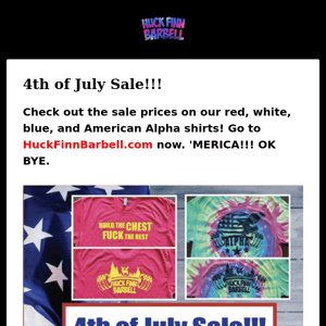 4th of July Sale!!!